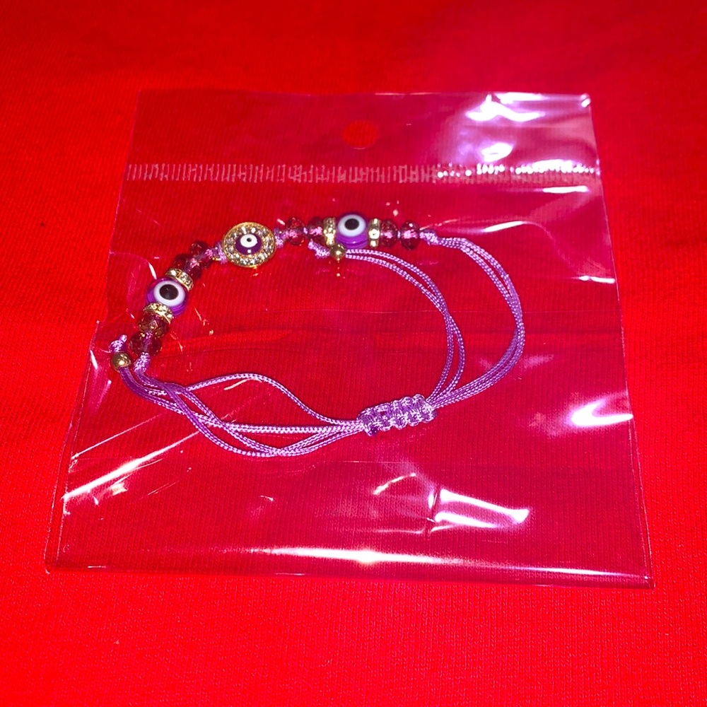 4/$25 New Purple Evil Eye 🧿 Bracelet